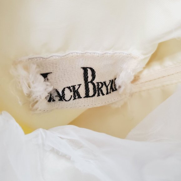 Vtg 60s Jack Bryan Designed by Dupuis Formal Maxi Layered High Neck Tiered Dress - Picture 12 of 12